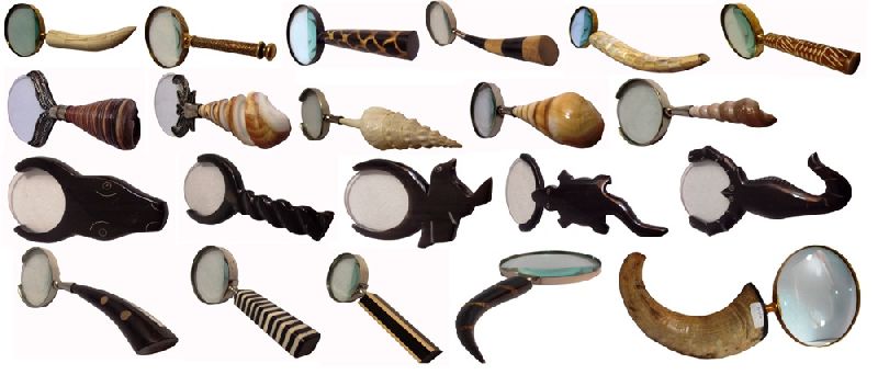 buffalo ox horn crafted Magnifying Lences