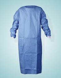 Plain Fabric Surgical Gown, Sleeve Type : Full