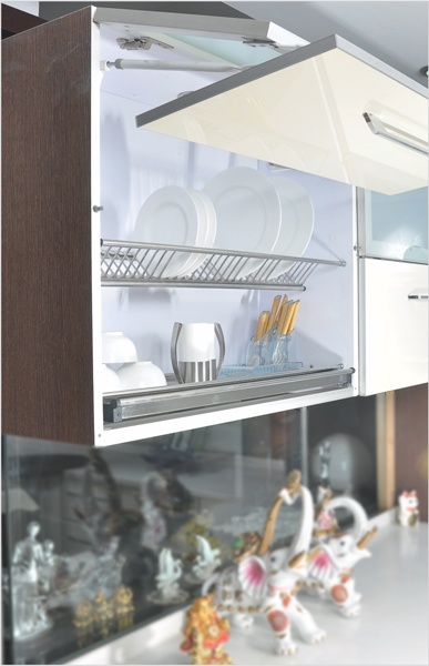 Plate Rack with Drip Tray SS