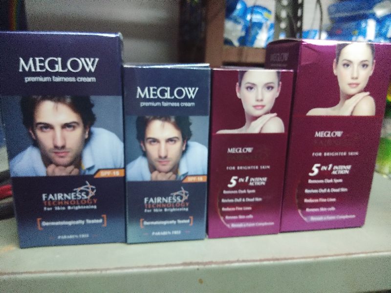 Meglow cream man and women