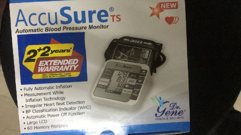 Accusure Automatic Blood Pressure Monitor, for Clinic Hospital