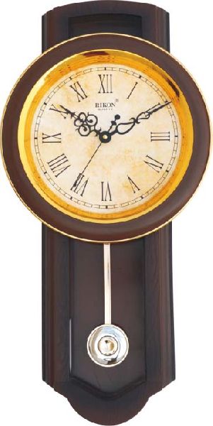 Wood pendulum clocks, Color : BROWN