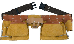 Pocket Professional Split Leather Carpenter Apron
