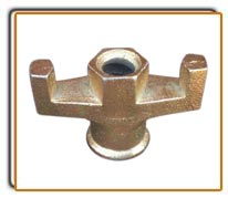 Casted Polished Wing Nut, for Scaffolding, Packaging Type : Plastic Packet