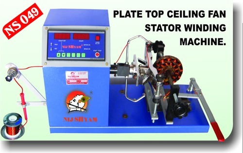 Plate Top Ceiling Fan Stator Winding Machine