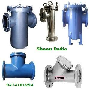 Shaan Stainless Steel Strainer Valves, for Water, Oil, Gas, Size : 1/2 TO 72 Inche