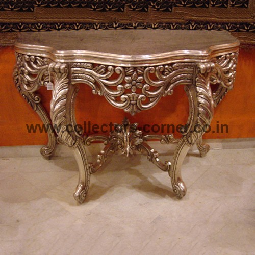 SILVER INLAID CONSOLE