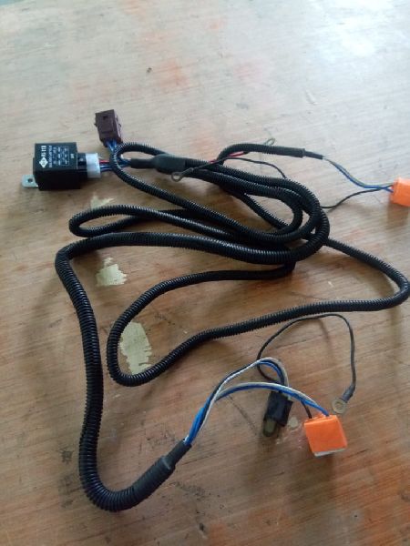 Headlight Wiring Harness, Color : Black