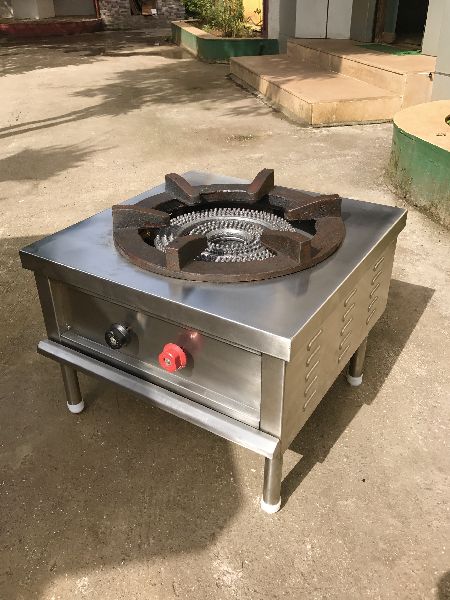 Stainless Steel Biryani Cooking Stove, Color : Sliver