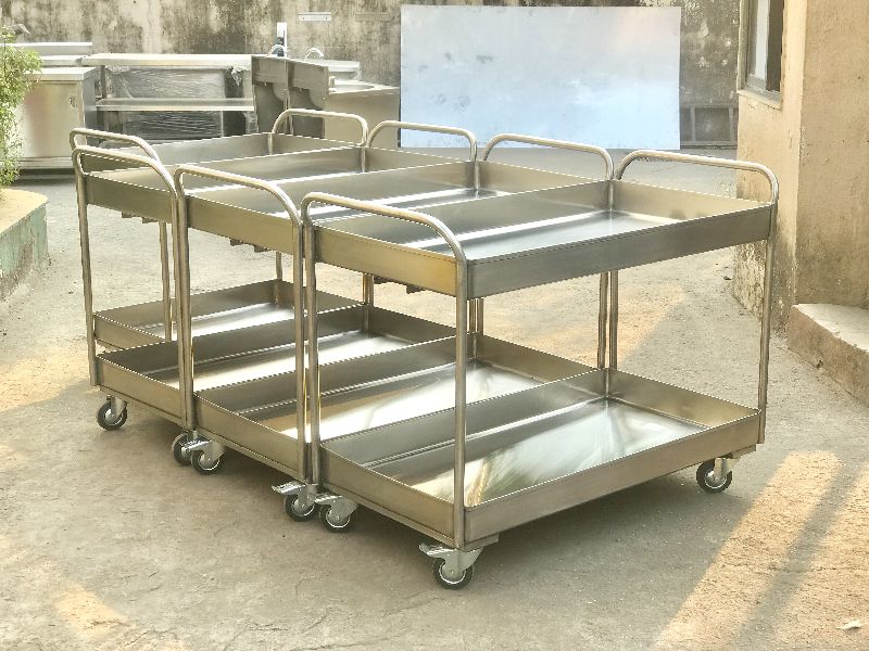 Stainless Steel Utility Trolley