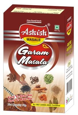Ashish Garam Masala, Packaging Type : Paper Box