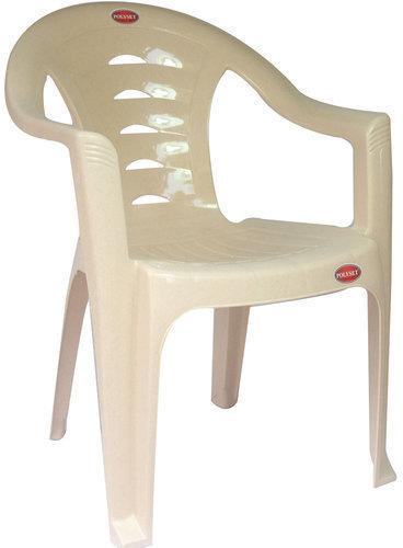 Cream Plastic Chair