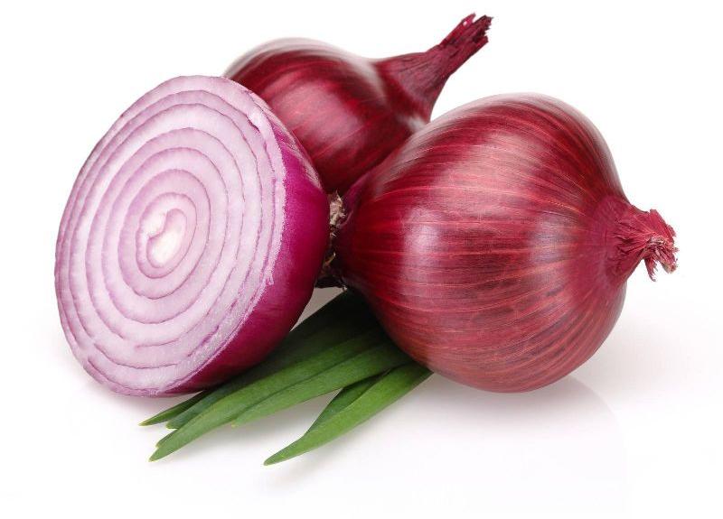 Organic fresh red onion, Size : Large, Medium, Small