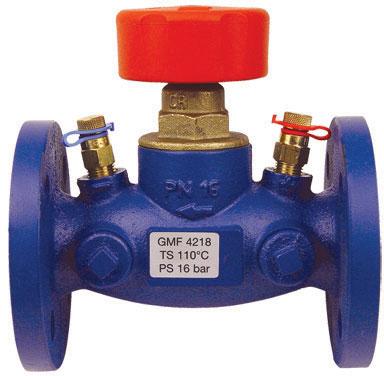 DOUBLE REGULATING VALVE WITH TP FLANGED