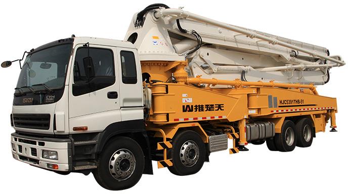 Shantui 49m Truck-Mounted Concrete Pump