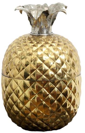 Brass pineapple cocktail cup
