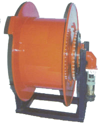 COUNTER WEIGHT OPERATED CABLE REELING DRUM