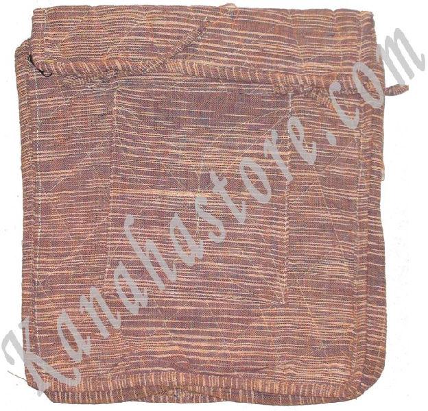 Cotton Kadhi Parikrama bag, cotton book bag