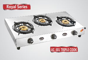 Three burner royal cooktops