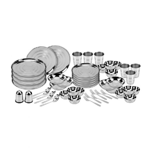 Stainless Steel Dinner Set, Feature Elegant Design, MultiUtility