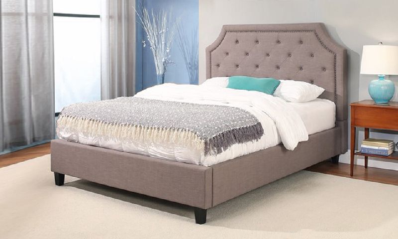 Nailhead-trim Upholstery Platform Bed