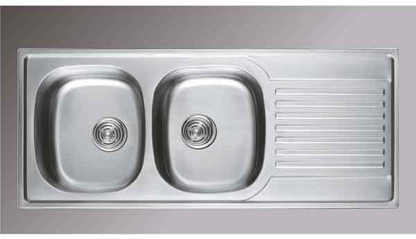 Double Bowl Sink With Drying Board`