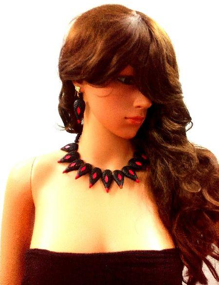 Handmade Terracotta Necklace has tribal flavor of the products very enchanting