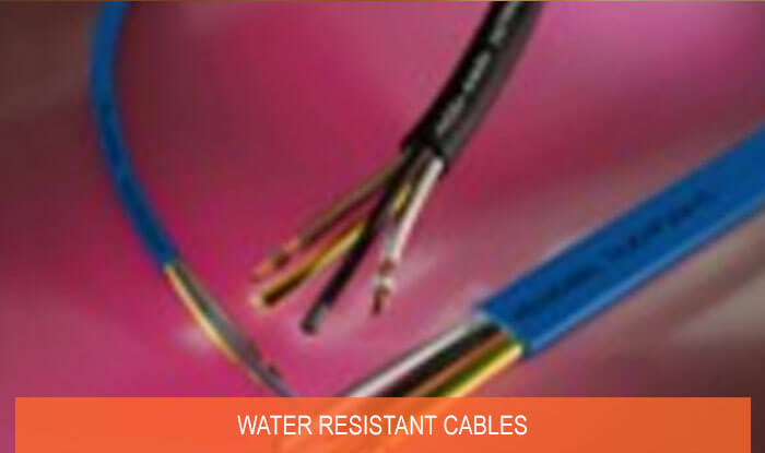 water resistant cables