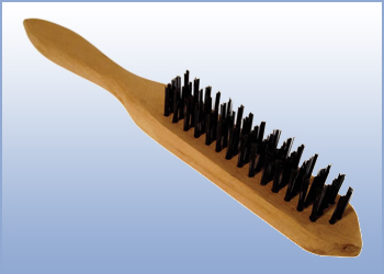 wooden handle brush