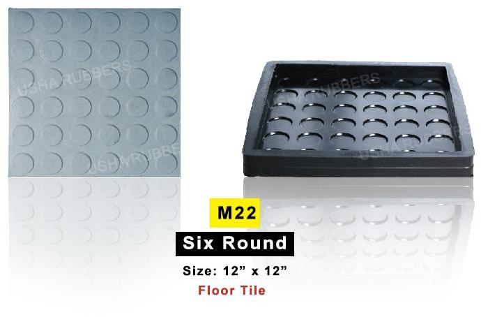 SIX ROUND Floor Tiles