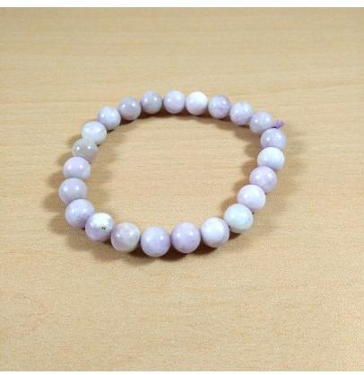 Pyramid tatva Kunzite Beads Bracelet