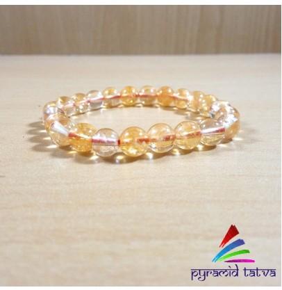 Natural Citrine Beads Bracelet