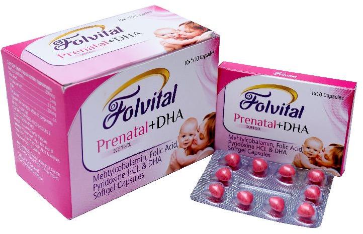 Folvital Prenatal+DHA Capsules