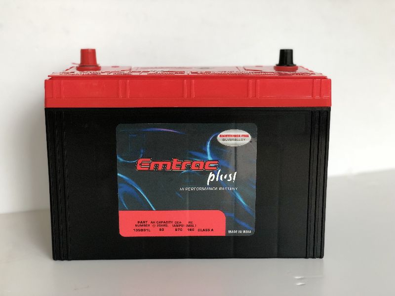 EMTRAC PLUS Automotive MF Batteries (Made in INDIA)