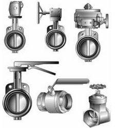 Cast Iron butterfly valves, Color : Gray