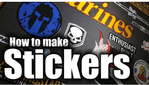 Custom Printed Vinyl Sticker, Color : Multicolor