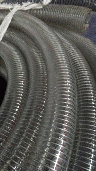 PVC SS Wire Transparent Pipe