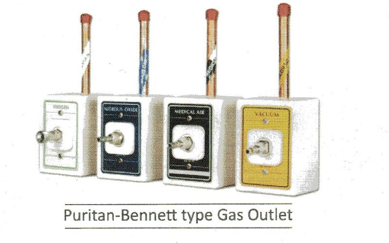 Puritan Bennett Type Gas Outlet