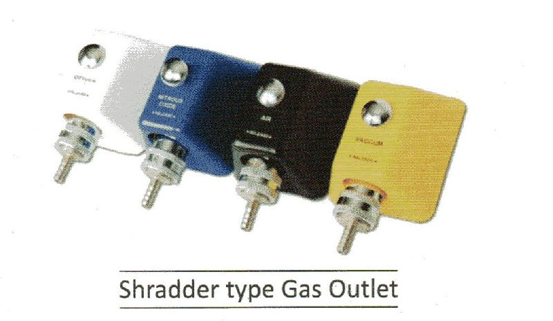 Schrader Type Gas Outlet