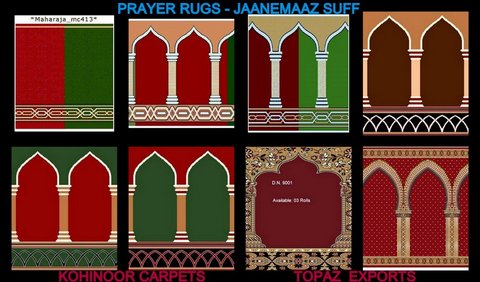 Prayer rugs for Mosque