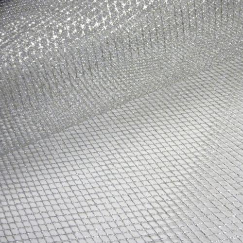 Plain Pearl Work Net Fabric, Width : 58-60