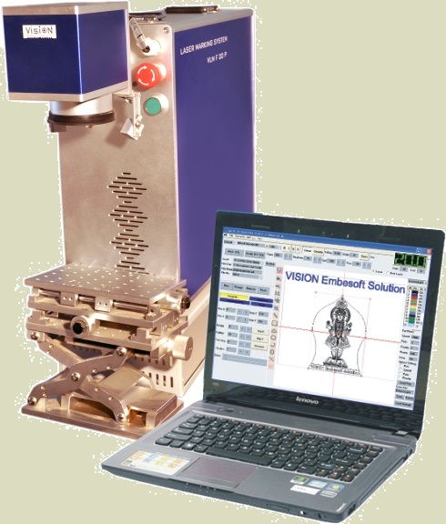 Metal jewelry laser engraving machine