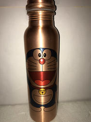 Doremon Print Copper Bottle