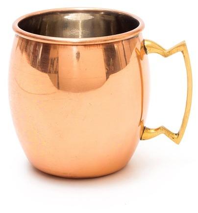 Barrel Moscow Mule Plain Copper Mug, for Drinkware, Gifting, Home Use, Office, Drinkware Type : Yes