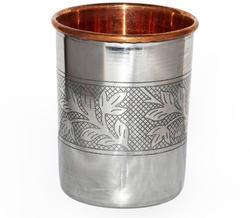 Polished Copper Steel Embossed Tumbler, for Office, Feature : Fine Finishing, Quality