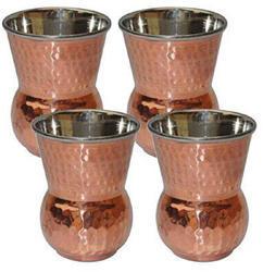 Polished Copper Steel Matka Tumbler, for Office, Feature : Fine Finishing, Quality