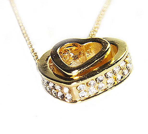 Gold Plated Heart Shaped Pendant