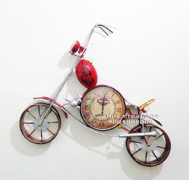 Metal Bike Clock