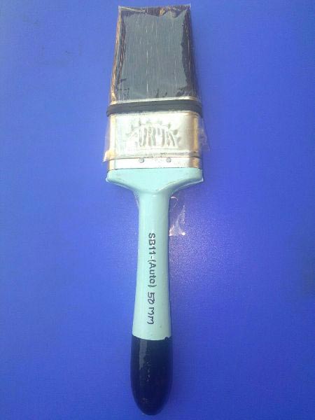 Bristle (pig hair) Wooden 50mm Automobile Paint Brush, Color : Black White Mix