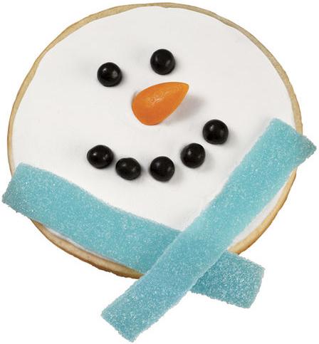 Edible Royal Icing Cake Decoration Snowman Decorating Kit 12ct